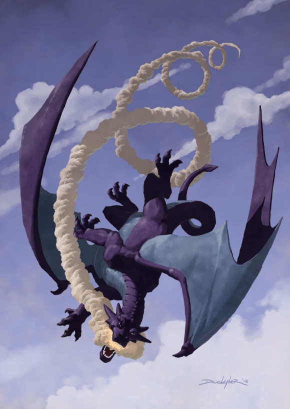 Dragon smoke trail