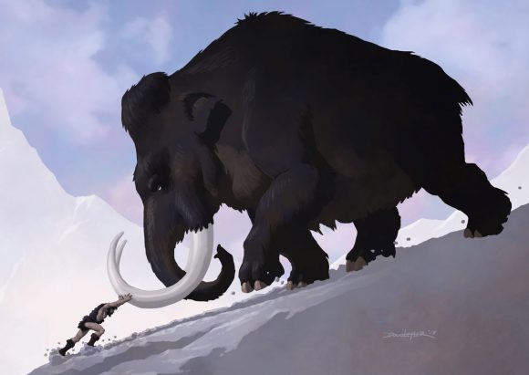 Pushing a mammoth uphill
