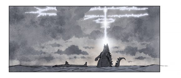 Godzilla storyboard 1