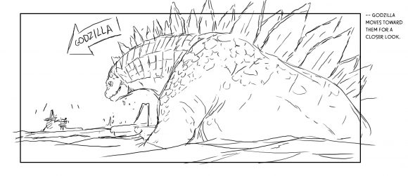 Godzilla storyboard 2
